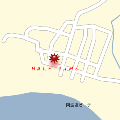 ＨＡＬＦ　ＴＩＭＥ　＜渡嘉敷島＞への概略アクセスマップ
