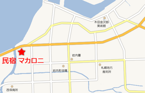 民宿　マカロニ 地図