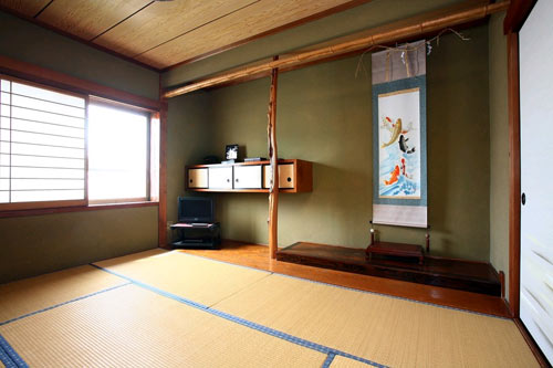 日間賀島　民宿　文成の客室の写真