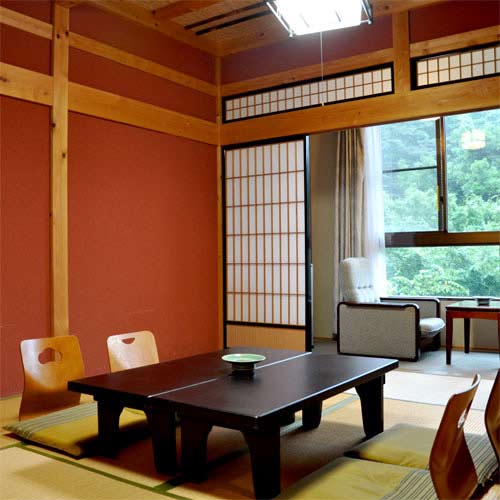 庄川峡　長崎温泉　北原荘の客室の写真