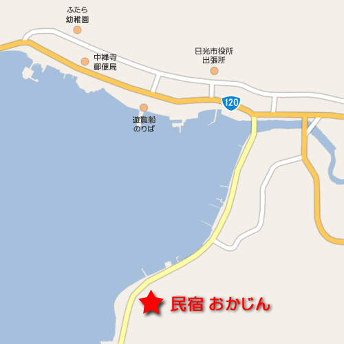 民宿 おかじんの地図画像