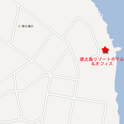 徳之島リゾートホテル＆オフィス　＜徳之島＞への概略アクセスマップ