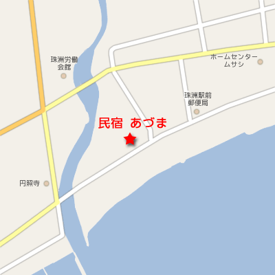 民宿　あづま　＜石川県＞への概略アクセスマップ