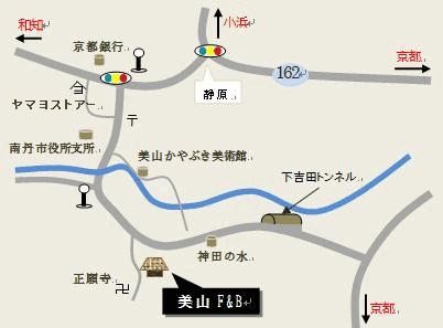 美山ＦＵＴＯＮ＆Ｂｒｅａｋｆａｓｔ 地図