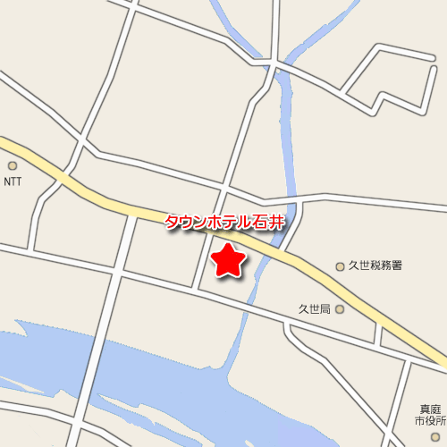 タウンホテル石井 地図