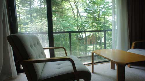 山中湖ガーデンヴィラの客室の写真