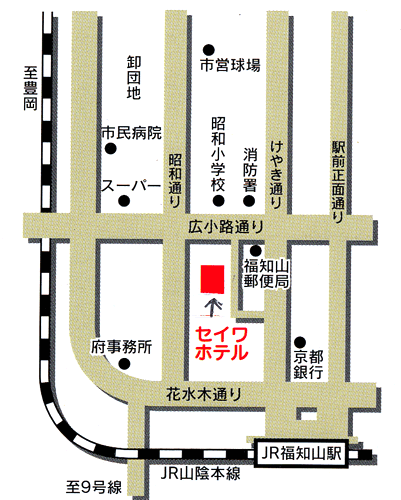 セイワ・ホテル 地図