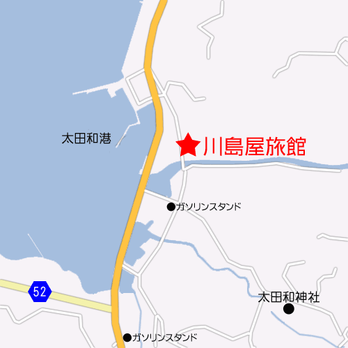 川島屋旅館 地図