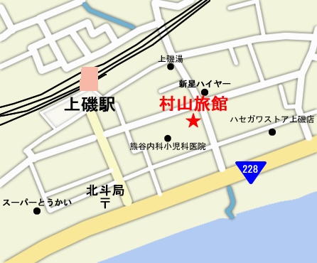 村山旅館 地図