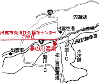 和牛とのどぐろの温泉旅館 四季荘の地図画像