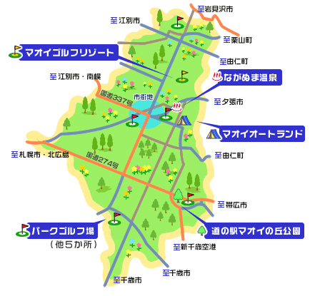 ながぬま温泉 地図