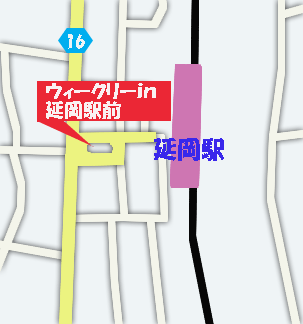 ウィークリーｉｎ　延岡駅前 地図