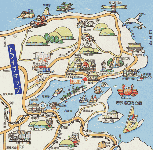 坂元家の地図画像