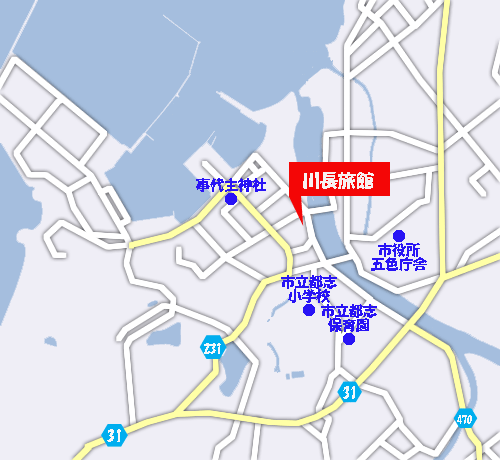 川長旅館 ＜淡路島＞の地図画像