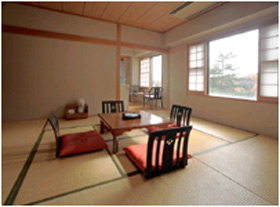 早太郎温泉　宮田観光ホテル　松雲閣の客室の写真