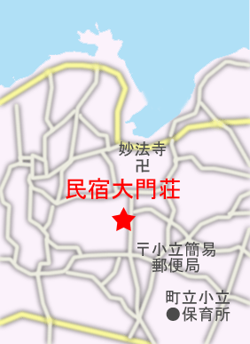 民宿大門荘 地図