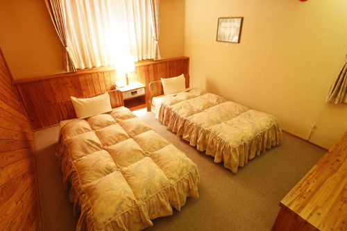 かなやま湖ログホテルラーチの客室の写真