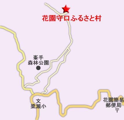 花園守口ふるさと村の地図画像