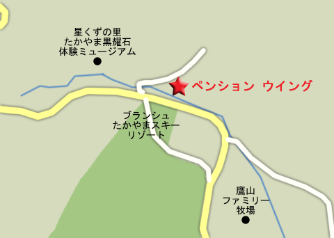 ペンション ウイング ＜長野県小県郡＞の地図画像