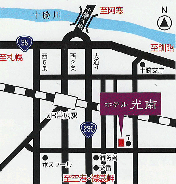 ホテル光南 地図