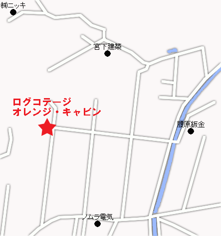 貸別荘 オレンジ・キャビンの地図画像