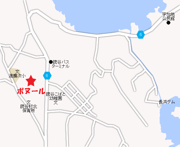 ユナイテッドリゾート読谷への概略アクセスマップ