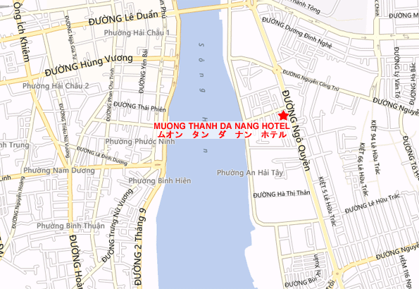 ムオン タン グランド ダナン ホテル Muong Thanh Grand Danang Hotel 施設提供地図 楽天トラベル