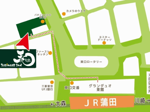 ビジネスイン和 地図