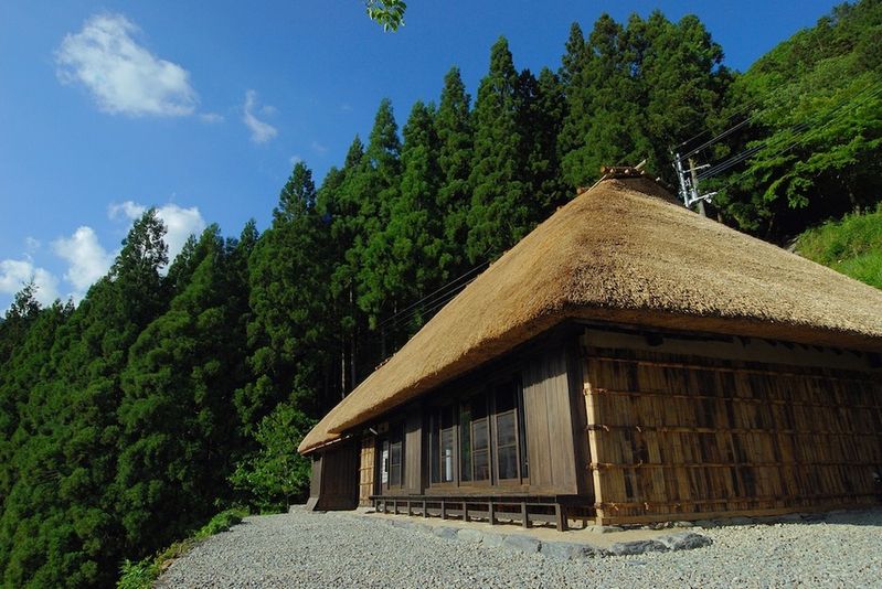 桃源郷祖谷の山里の画像