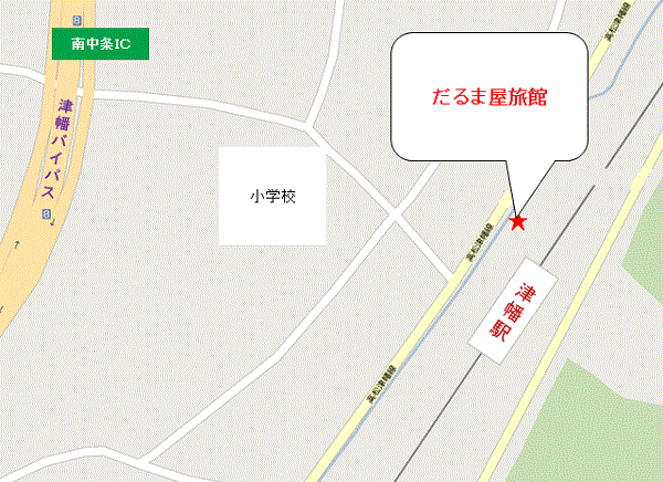 だるま屋旅館　＜石川県＞への概略アクセスマップ
