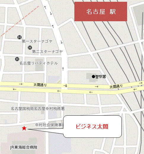 ビジネス太閤 地図
