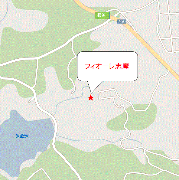 フィオーレ志摩の地図画像