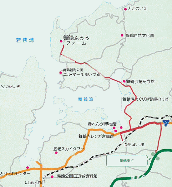 京都・舞鶴ふるるファームコテージの地図画像