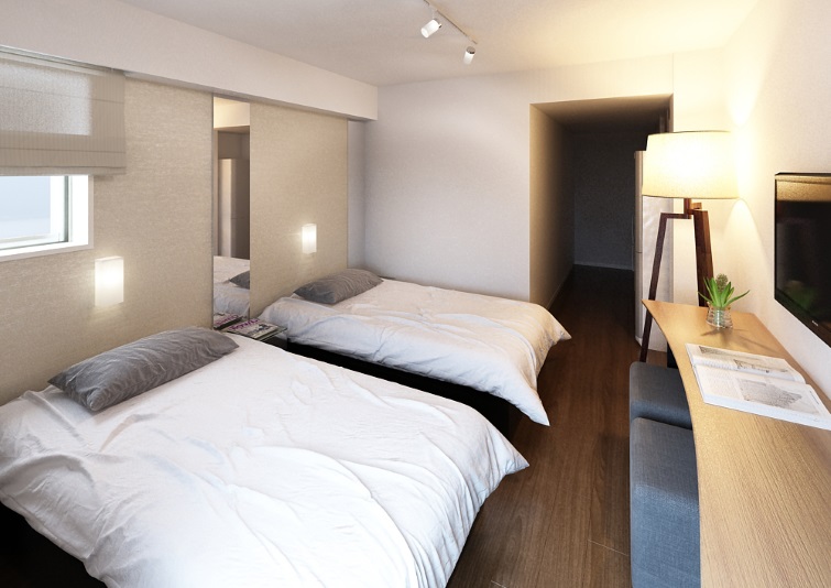 ＨＯＴＥＬ　ＡＸＡＳ　ＮＩＨＯＮＢＡＳＨＩ（ホテルアクサス日本橋）の客室の写真