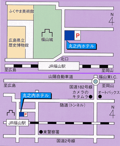 地図：丸之内ホテル