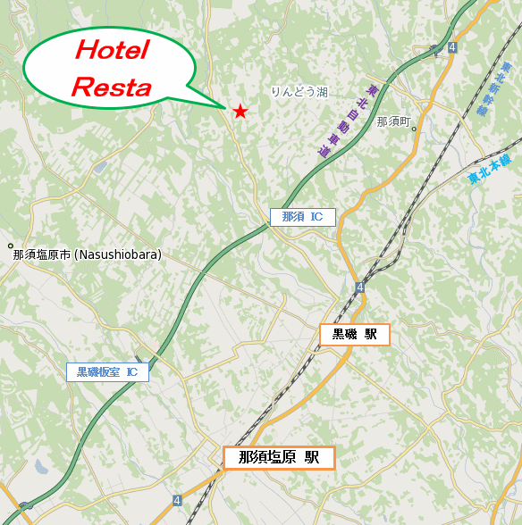 Ｈｏｔｅｌ Ｒｅｓｔａ（ホテル レスタ）の地図画像