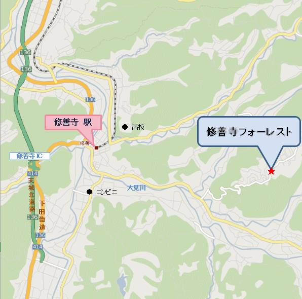修善寺フォーレスト 地図