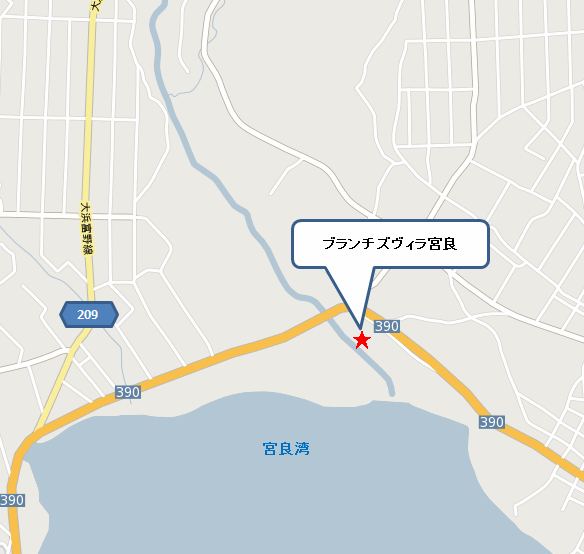 イシガキコンド　宮良　＜石垣島＞への概略アクセスマップ