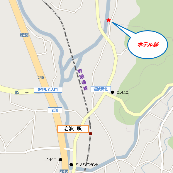ホテル昴　＜静岡県＞ 地図