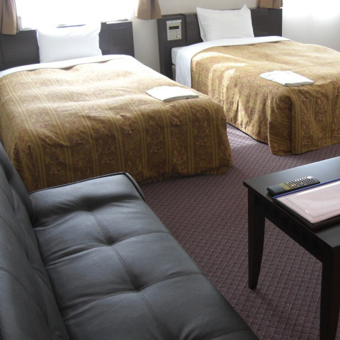 ひらたメイプルホテルの客室の写真