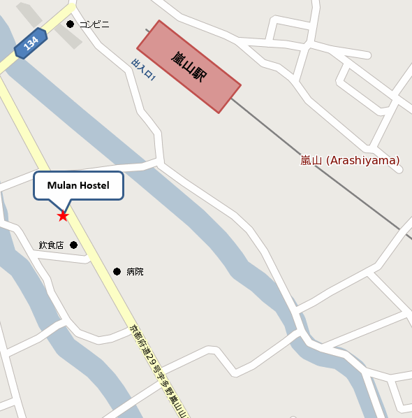 木蘭 MULANの地図画像