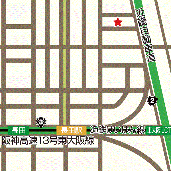 地図：ＨＯＴＥＬ　ＡＴＬＡＮＴＩＳ　東大阪店【大人専用１８禁・ハピホテ提携】