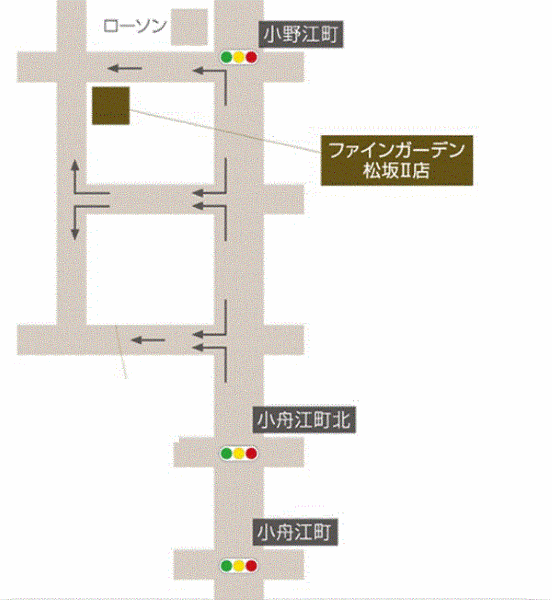ホテルファインガーデン松阪２【大人専用１８禁・ハピホテ提携】への概略アクセスマップ