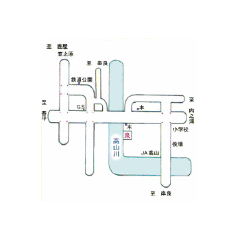 ビジネスホテル泉　＜鹿児島県＞への概略アクセスマップ