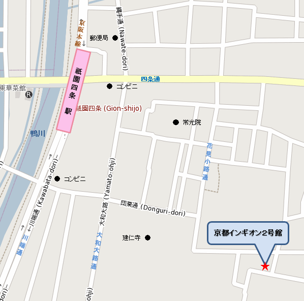 京都インギオン２号館の地図画像