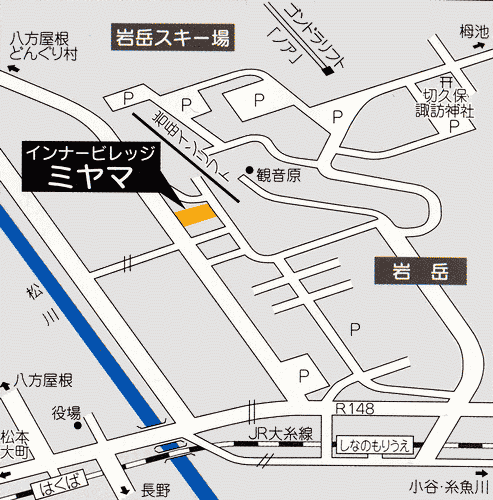 インナービレッジ　ミヤマ 地図