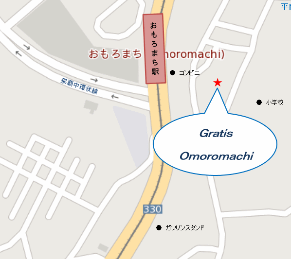 Ｇ‐ＲＡＴＩＳ ＯＭＯＲＯＭＡＣＨＩ（グラティスオモロマチ）の地図画像