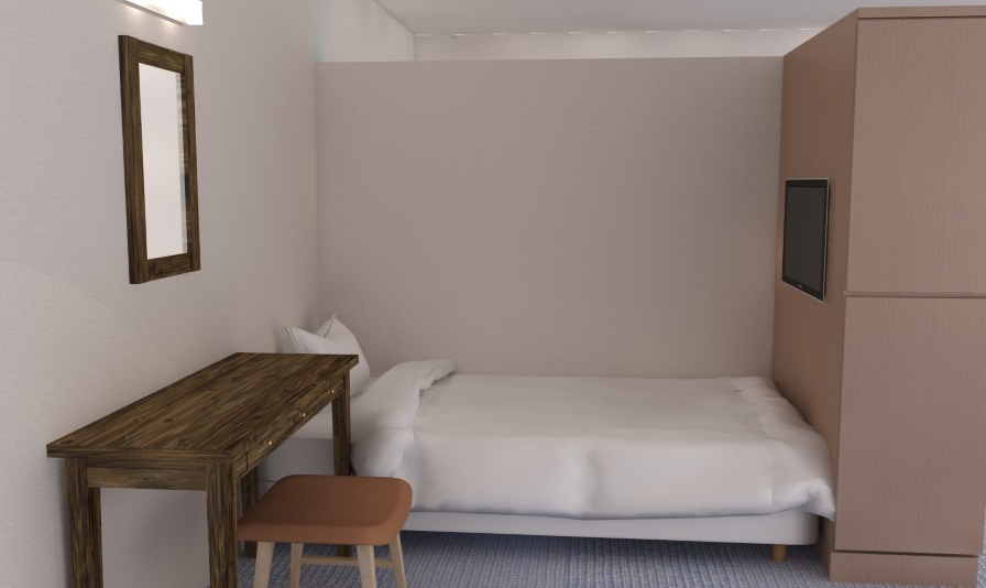 クリアスホテル壺川マルシェの客室の写真