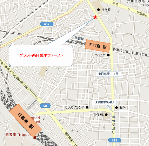 ランドーレジデンス東京クラシック 地図