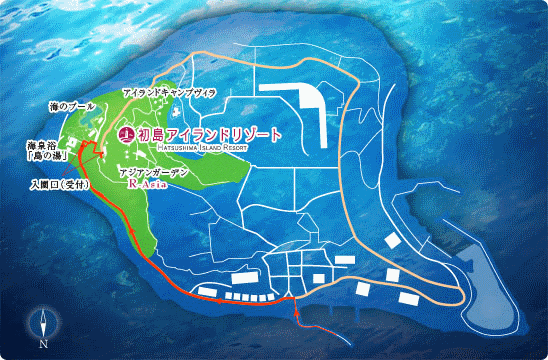 PICA初島 地図